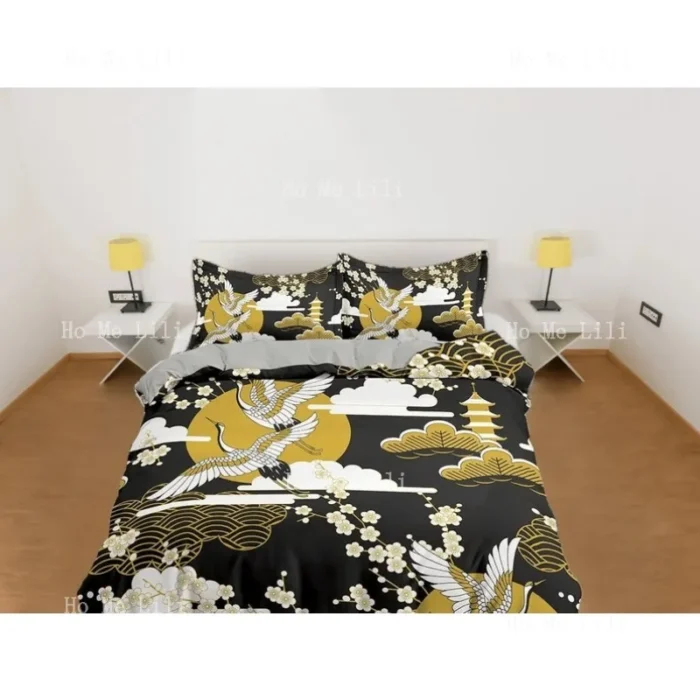 Housse de Couette Japon Noir – Image 2