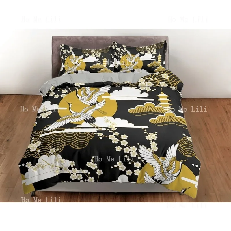 Housse de Couette Japon Noir