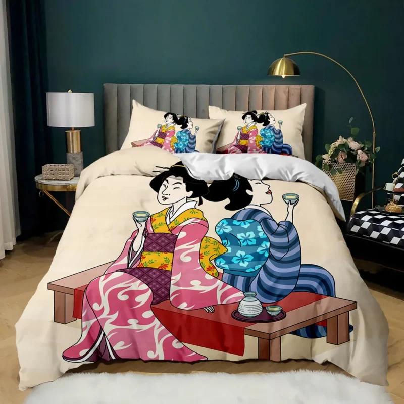 Housse de Couette Japon Geisha
