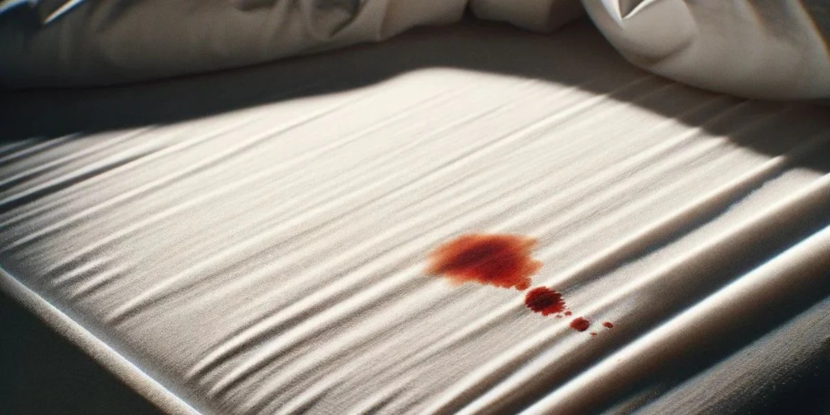 Comment enlever une tache de sang sur un matelas